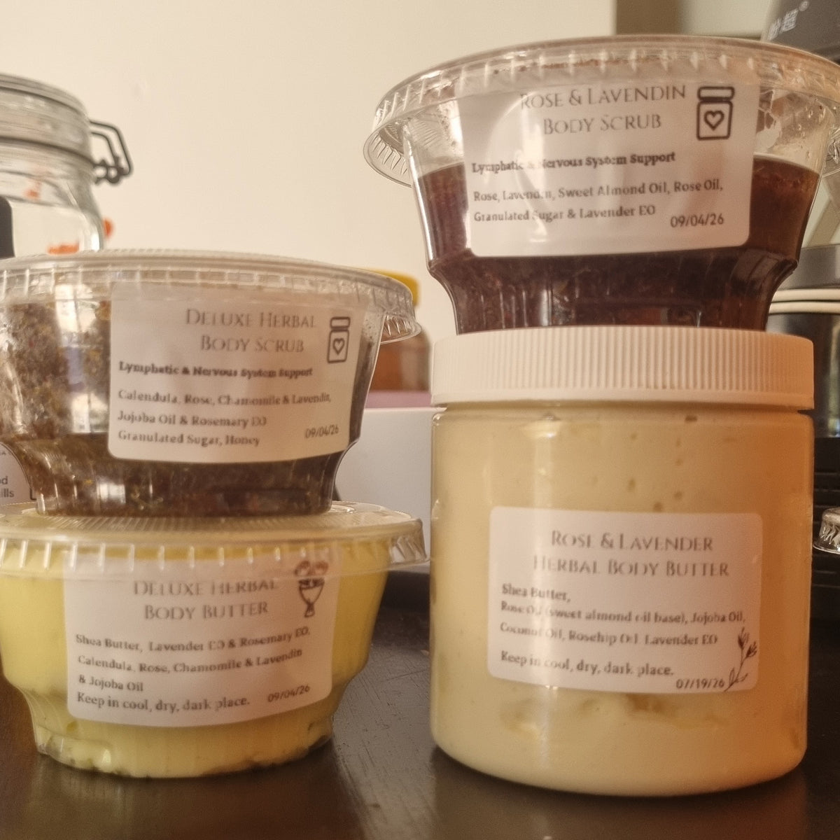 Rose and Lavender Body Scrub