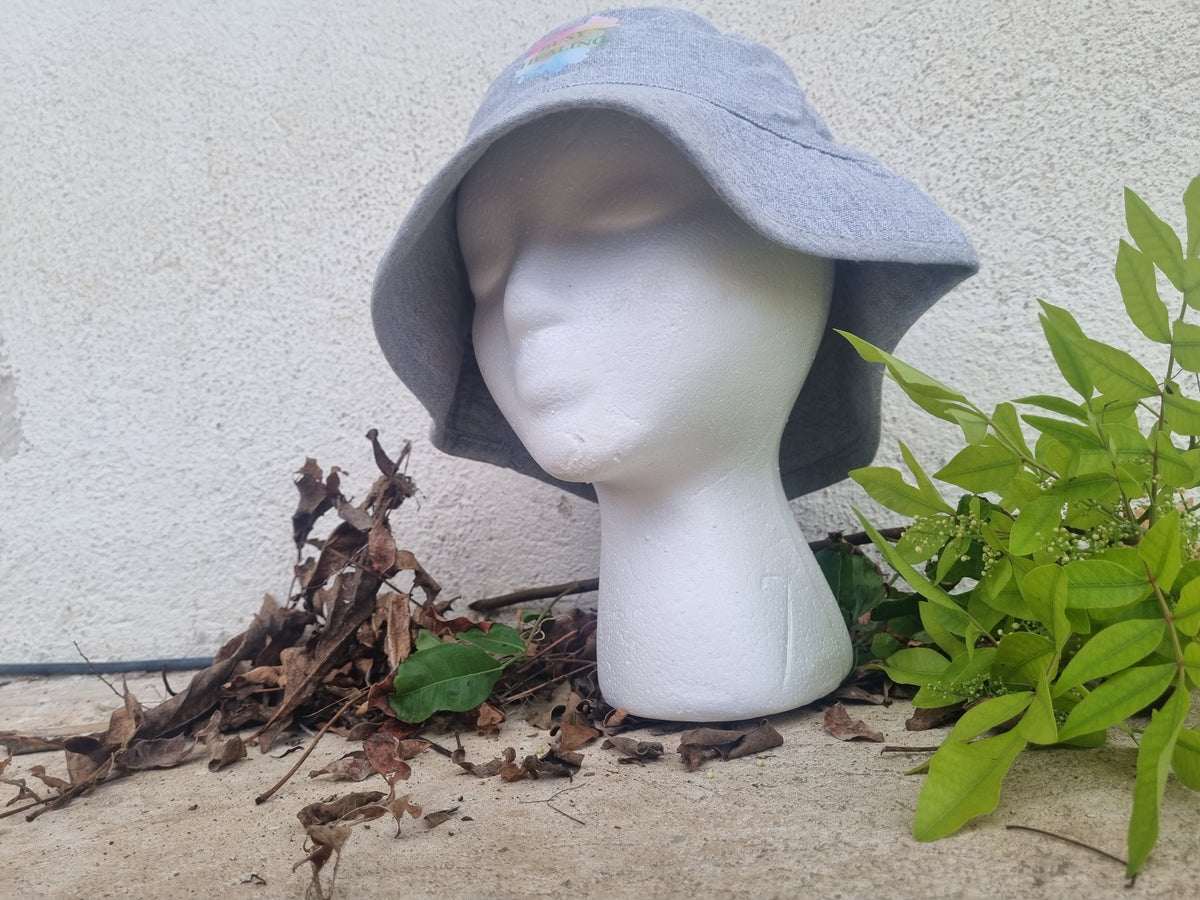 Slogan Bucket Hat-Rainbow Busy