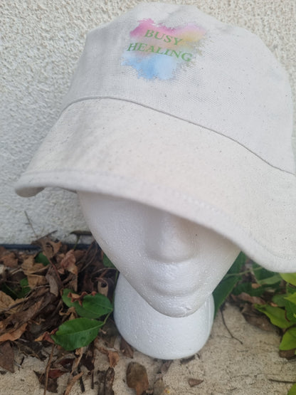 Slogan Bucket Hat-Rainbow Busy