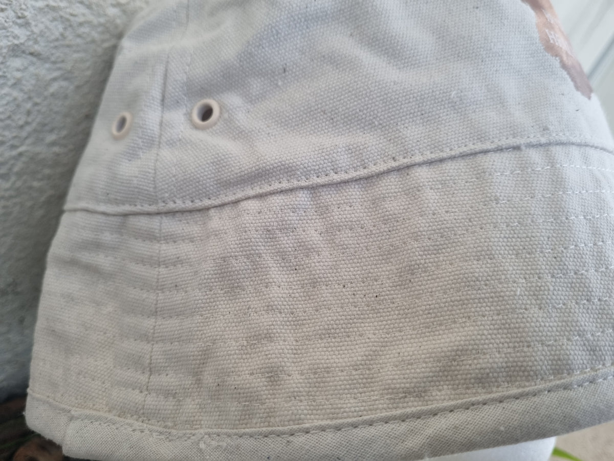Slogan Bucket Hat- Brown Busy